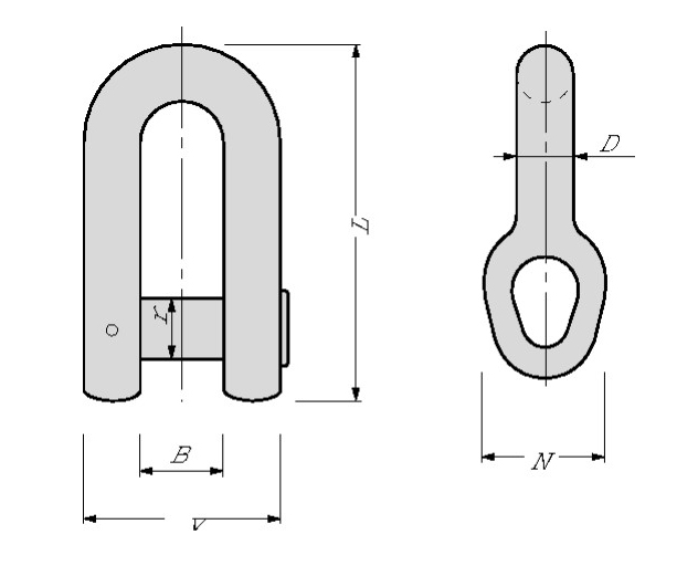 最大94％オフ！ コンドーテック 軽量シャックル 80mm RB-40 使用荷重40.0tf ボルトナット式 ケイクル