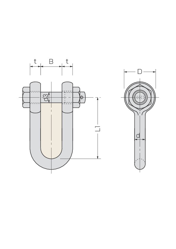 現品限り一斉値下げ！ コンドーテック KONDO 規格シャックル 18mm 使用荷重2.0tf SE シャックル ねじ込み式