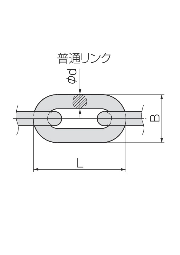 雑用チェーン　ドブメッキ　径11mm　長さ30m - 4